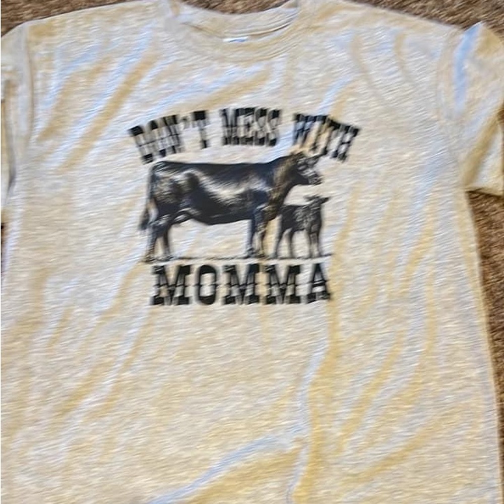 Momma Cow Calf tee X Large